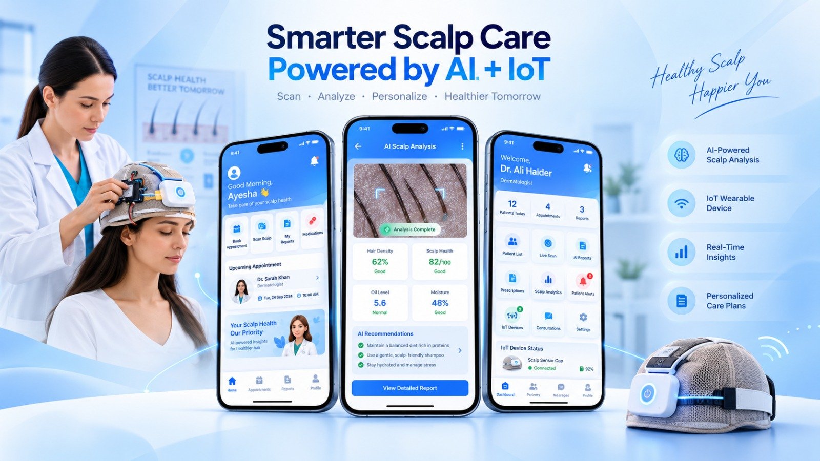 Scalp Care Mobile Experience